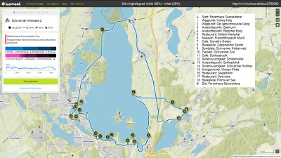 Fahrrad Tour Schweriner Innensee