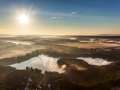 steg sonnenaufgang